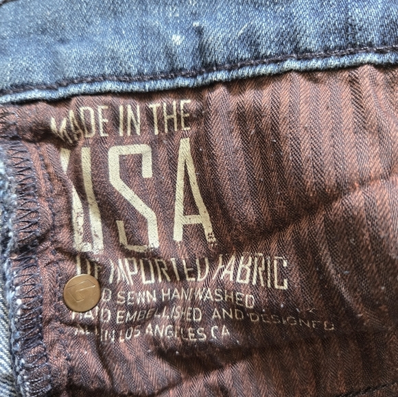 7 FOR ALL MANKIND Josephina Skinny Boyfriend Distressed Blue Jeans. Size 26 - Picture 11 of 15